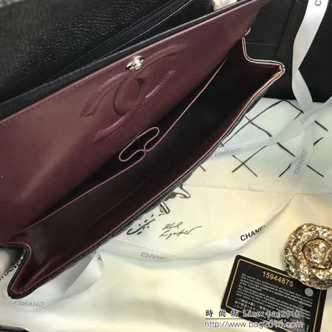 香奈兒CHANEL 升級版A1112全新經典小羊皮金銀鏈條單肩斜挎包 DSC1736